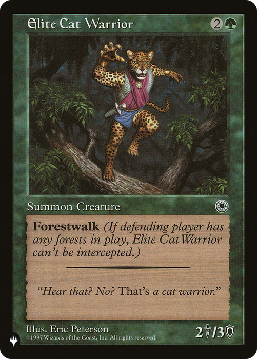 Elite Cat Warrior (LIST-POR-163) - common