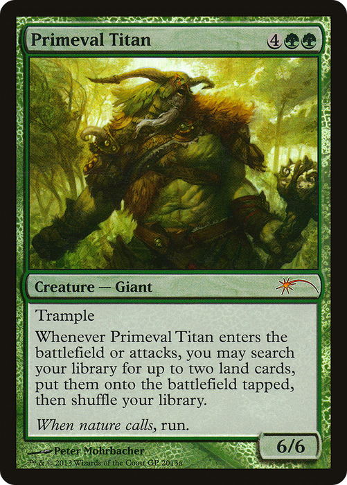 Primeval Titan (GPP-2013A) - mythic - Foil