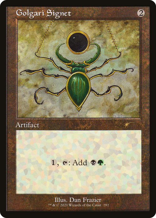 Golgari Signet (SLD-292) - rare - Etched Foil