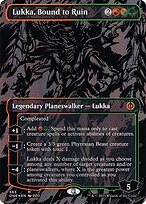 Lukka, Bound to Ruin (ONE-363) - mythic (Borderless) - Foil