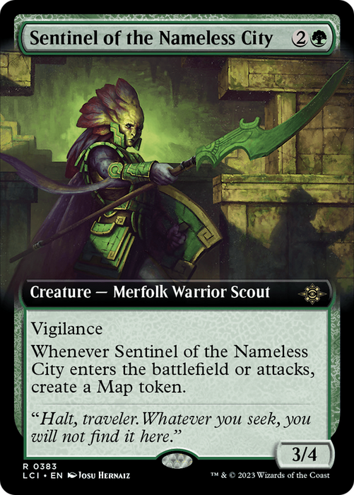 Sentinel of the Nameless City (LCI-383) - rare: (Extended Art)