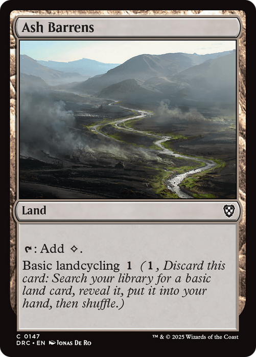 Ash Barrens (DRC-147) - common - Foil
