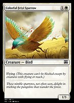 Colorful Feiyi Sparrow (PZ2-70811) - common