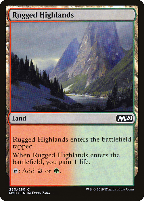 Rugged Highlands (M20-250) - common - Foil