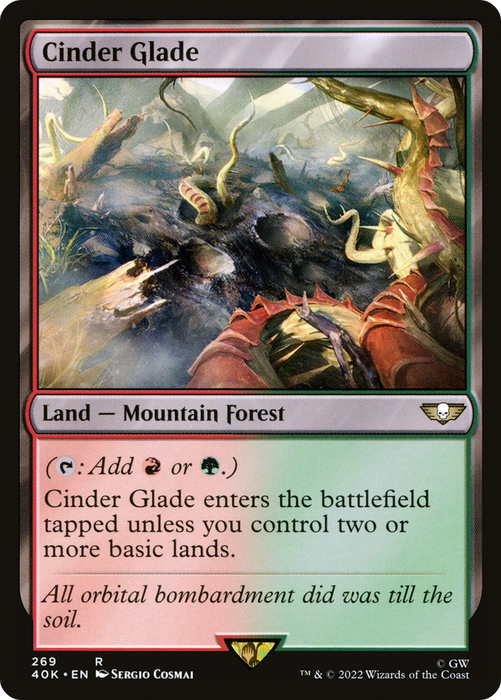 Cinder Glade (40K-269) - rare