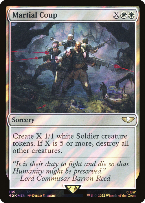 Martial Coup (40K-189★) - rare - Foil