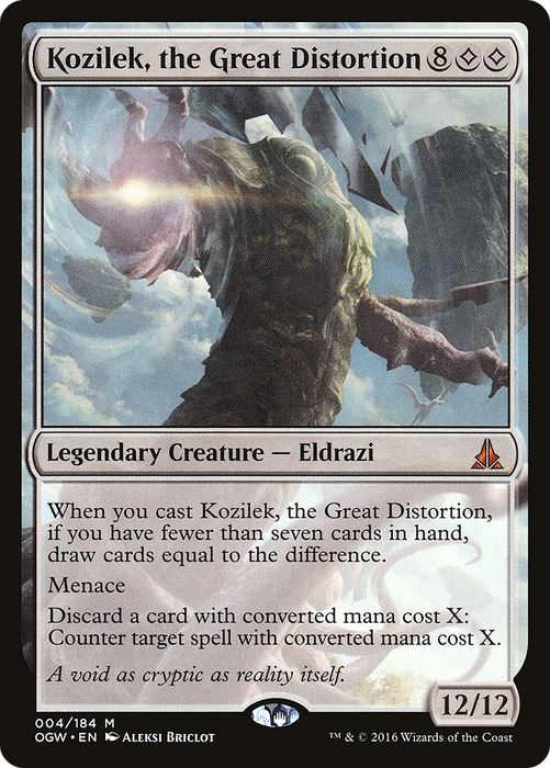 Kozilek, the Great Distortion (OGW-004) - mythic - Foil