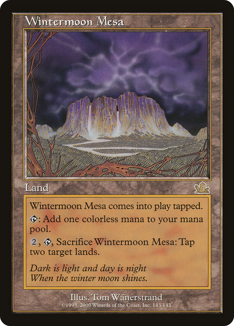 Wintermoon Mesa (PCY-143) - rare - Foil