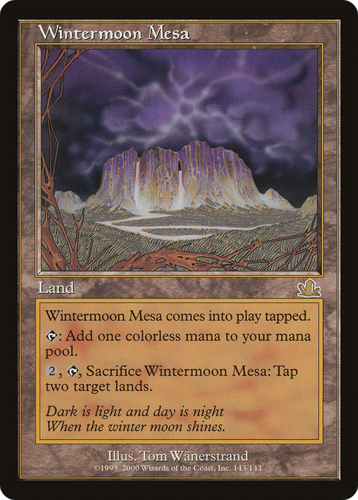 Wintermoon Mesa (PCY-143) - rare - Foil