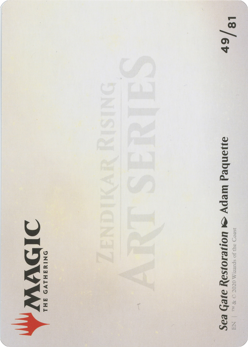 Sea Gate Restoration // Sea Gate Restoration (AZNR-049) - common (Borderless) - Foil