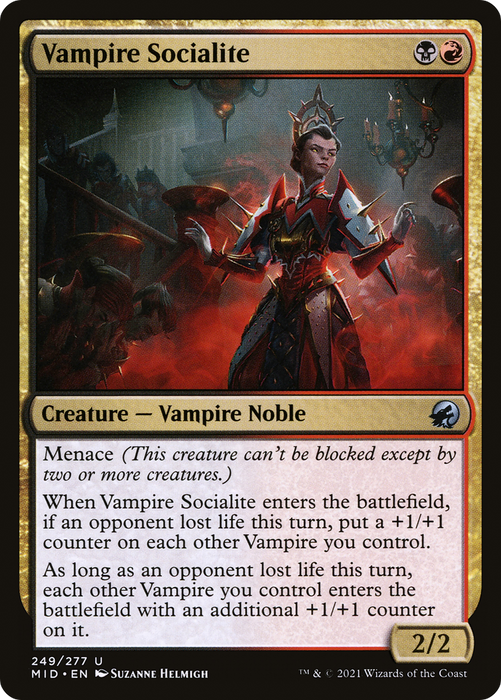 Vampire Socialite (MID-249) - uncommon - Foil