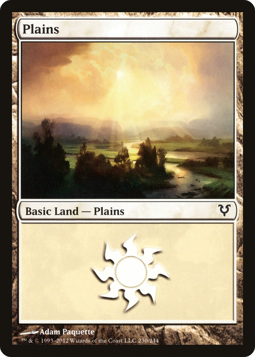 Plains (AVR-230) - common - Foil
