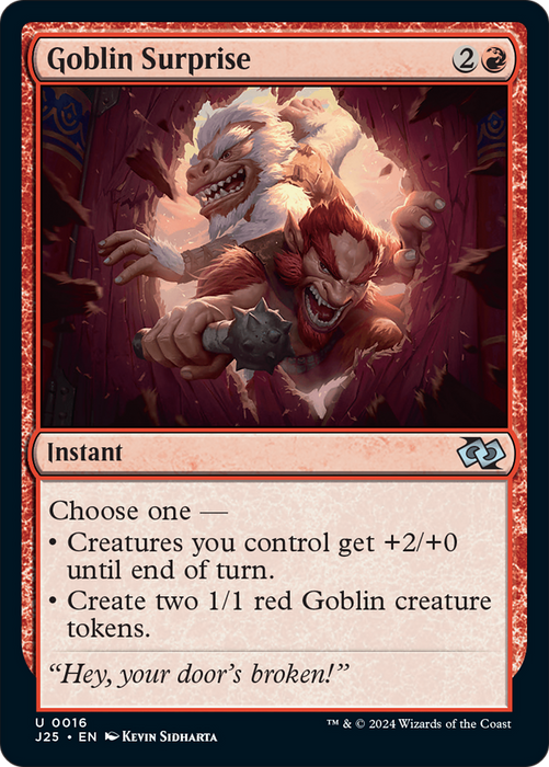 Goblin Surprise (J25-016) - uncommon
