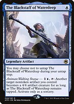 The Blackstaff of Waterdeep (PPAFR-48P) - rare - Foil