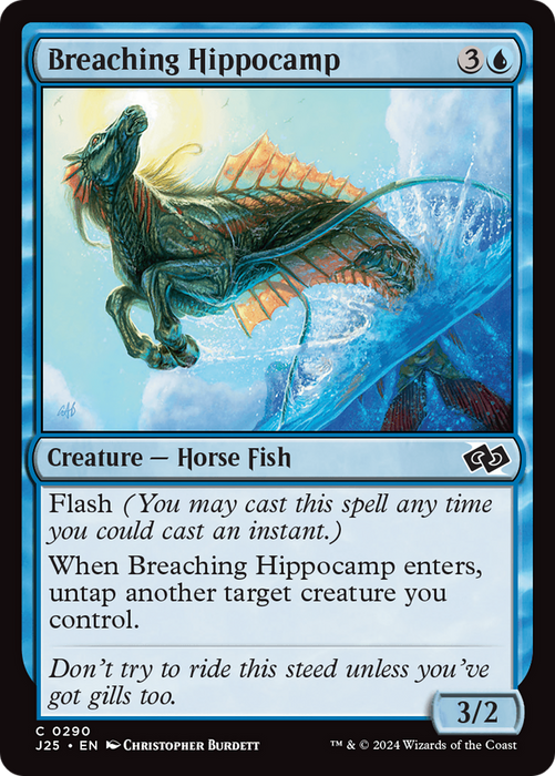 Breaching Hippocamp (J25-290) - common