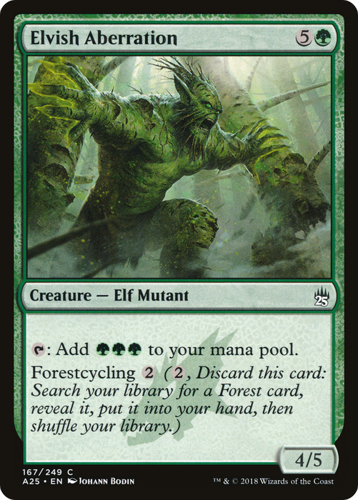 Elvish Aberration (A25-167) - common - Foil