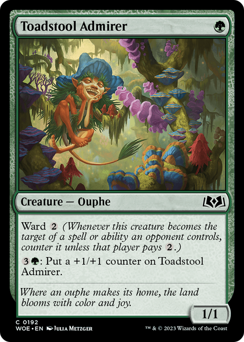 Toadstool Admirer (WOE-192) - common - Foil