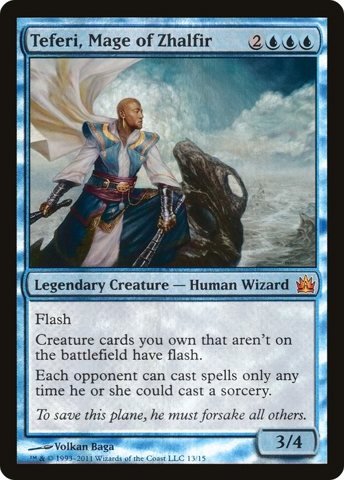 Teferi, Mage of Zhalfir (V11-013) - mythic - Foil