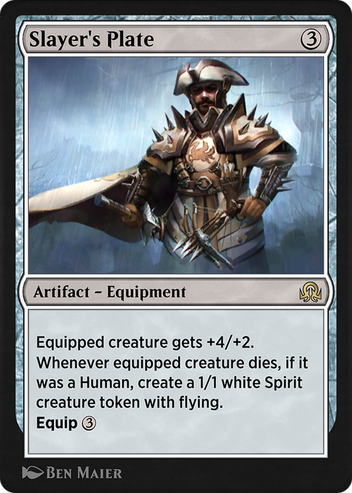 Slayer's Plate (SIR-257) - rare