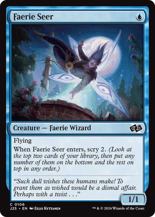Faerie Seer (J25-106) - common