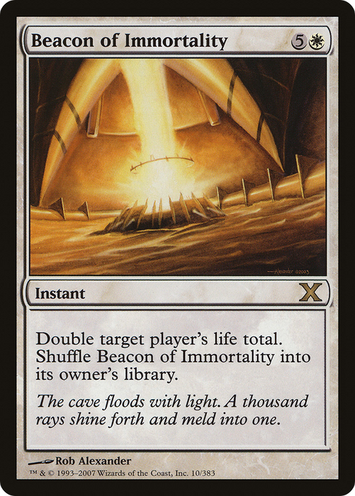 Beacon of Immortality (10E-010) - rare - Foil