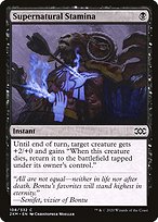 Supernatural Stamina (2XM-108) - common - Foil