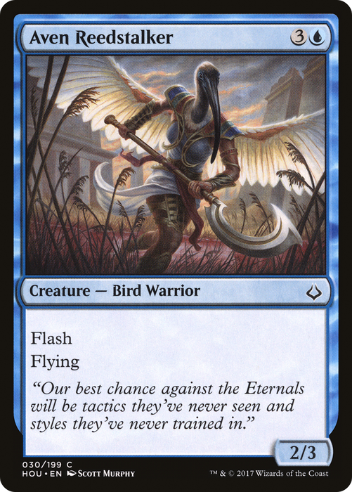 Aven Reedstalker (HOU-030) - common - Foil