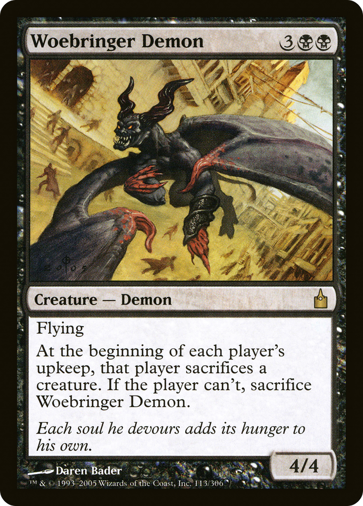 Woebringer Demon (RAV-113) - rare - Foil