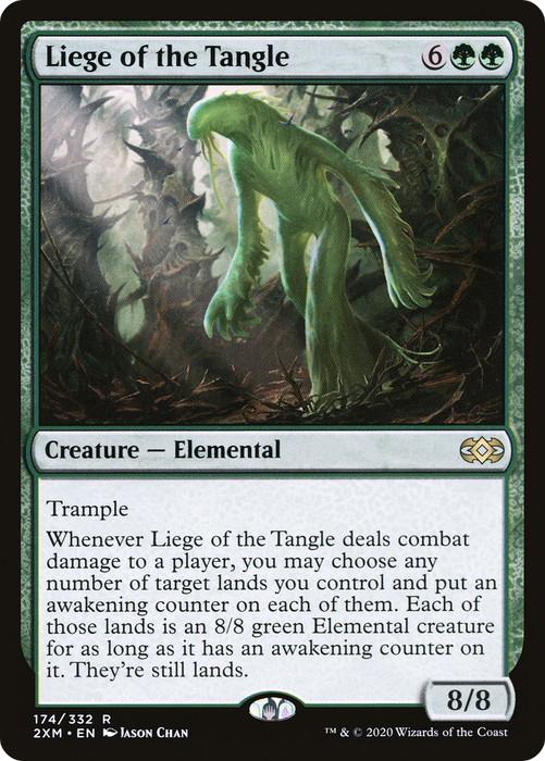 Liege of the Tangle (2XM-174) - rare - Foil