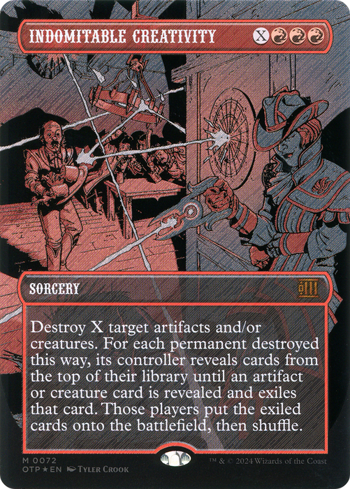 Indomitable Creativity (OTP-072) - mythic (Borderless) - Foil