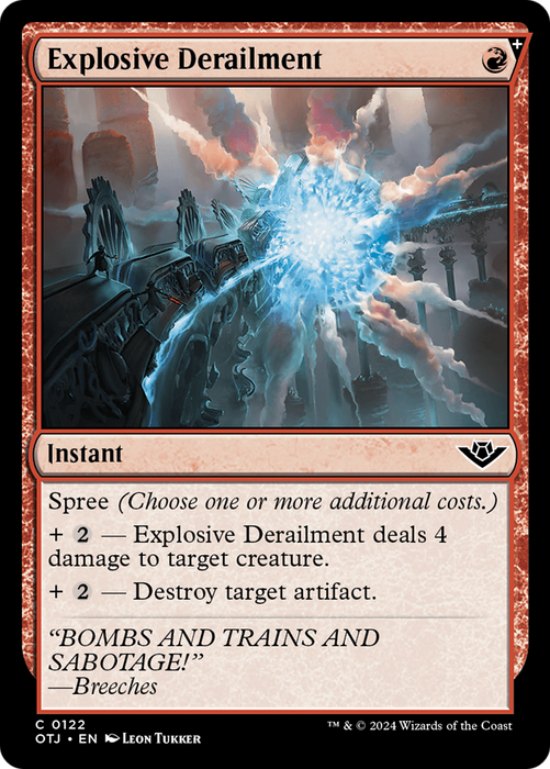 Explosive Derailment (OTJ-122) - common: (spree) - Foil