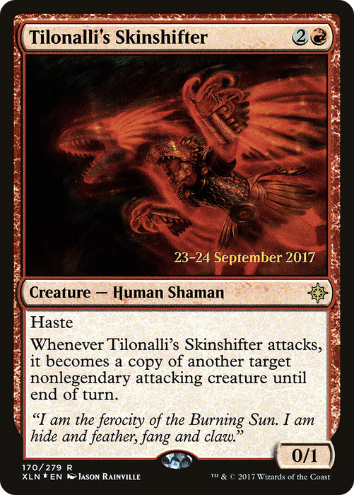 Tilonalli's Skinshifter (PRE-170S) - rare - Foil
