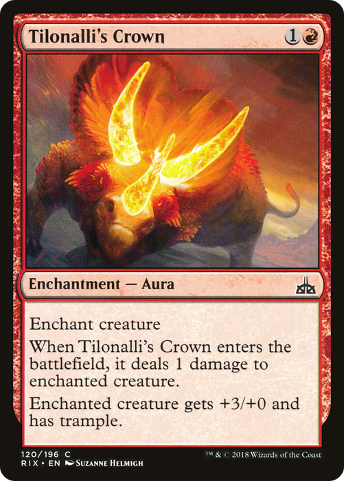 Tilonalli's Crown (RIX-120) - common - Foil