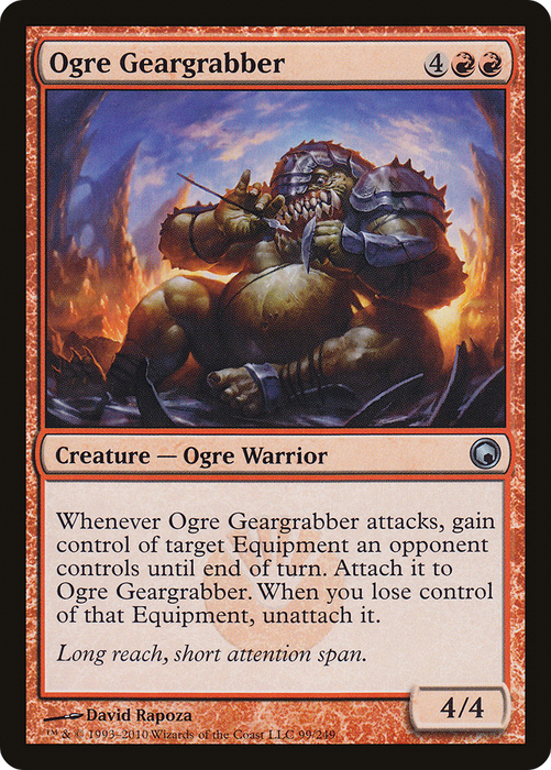 Ogre Geargrabber (SOM-099) - uncommon