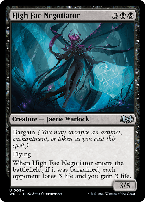 High Fae Negotiator (WOE-094) - uncommon