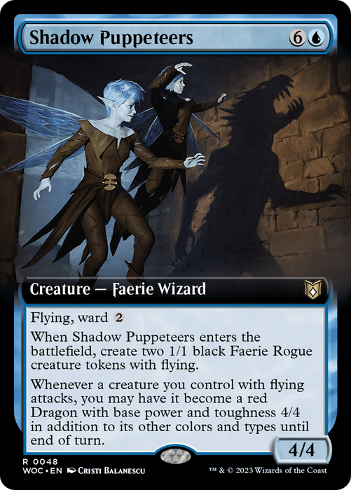 Shadow Puppeteers (WOC-048) - rare: (Extended Art)