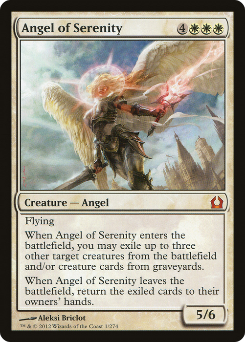 Angel of Serenity (RTR-001) - mythic