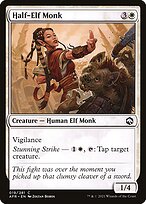 Half-Elf Monk (AFR-019) - common