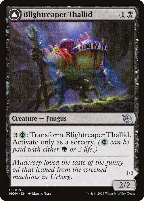 Blightreaper Thallid // Blightsower Thallid (MOM-092) - uncommon - Foil