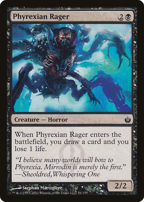 Phyrexian Rager (MBS-051) - common