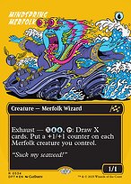 Mindspring Merfolk (DFT-534) - rare (Borderless) - Foil