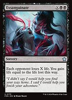 Exsanguinate (FDN-173) - uncommon
