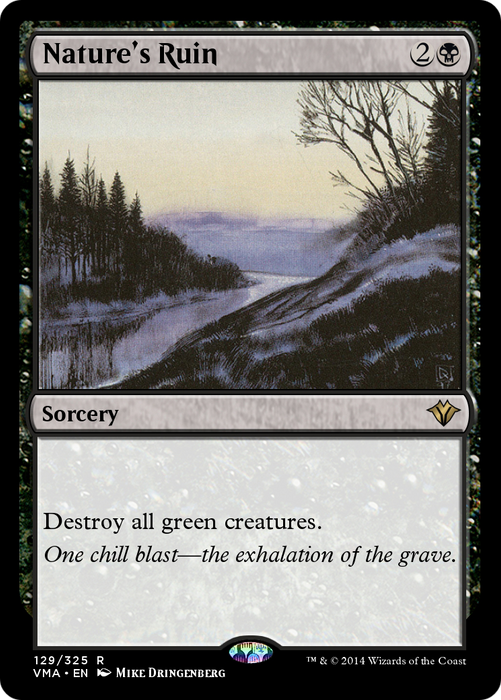 Nature's Ruin (VMA-129) - rare - Foil