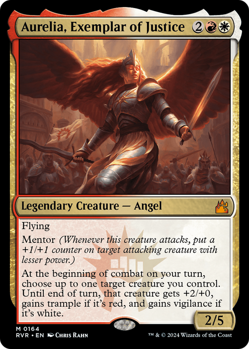 Aurelia, Exemplar of Justice (RVR-164) - mythic - Foil