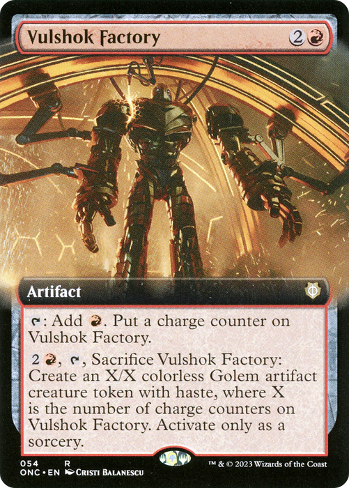Vulshok Factory (ONC-054) - rare: (Extended Art)
