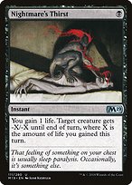 Nightmare's Thirst (M19-111) - uncommon - Foil