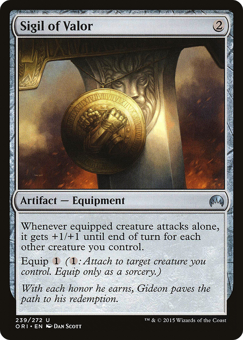Sigil of Valor (ORI-239) - uncommon - Foil