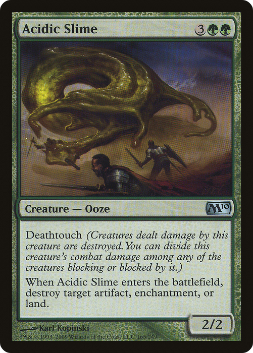 Acidic Slime (M10-165) - uncommon - Foil