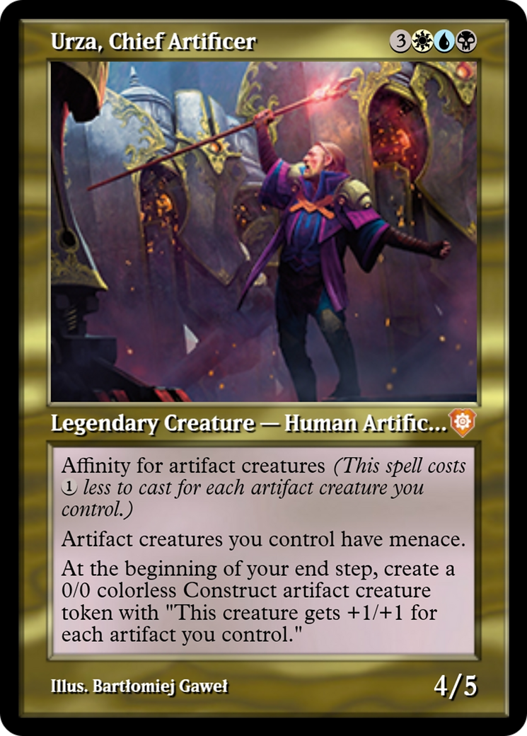 Urza, Chief Artificer (PRM-105800) - mythic