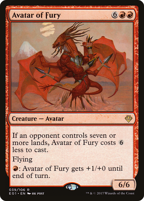 Avatar of Fury (AC2-039) - rare